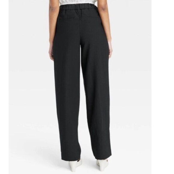 A New Day | Straight-fit Trousers with Front Pleats In Black - Picture 14 of 16